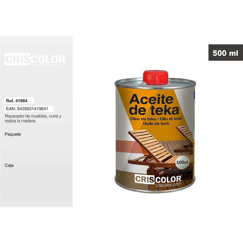 ACEITE DE TEKA 500ML