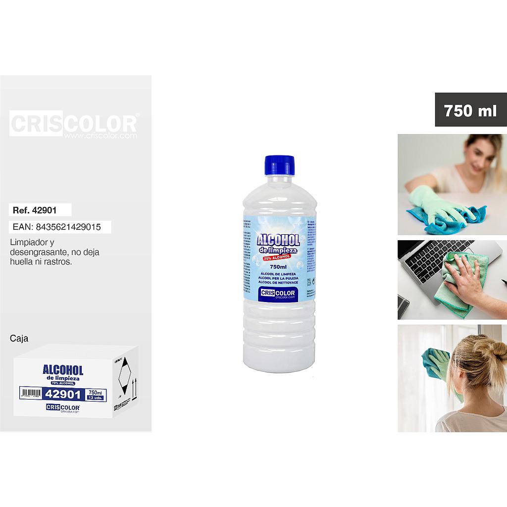 ALCOHOL DE LIMPIEZA 750ML (Precio Unitario)