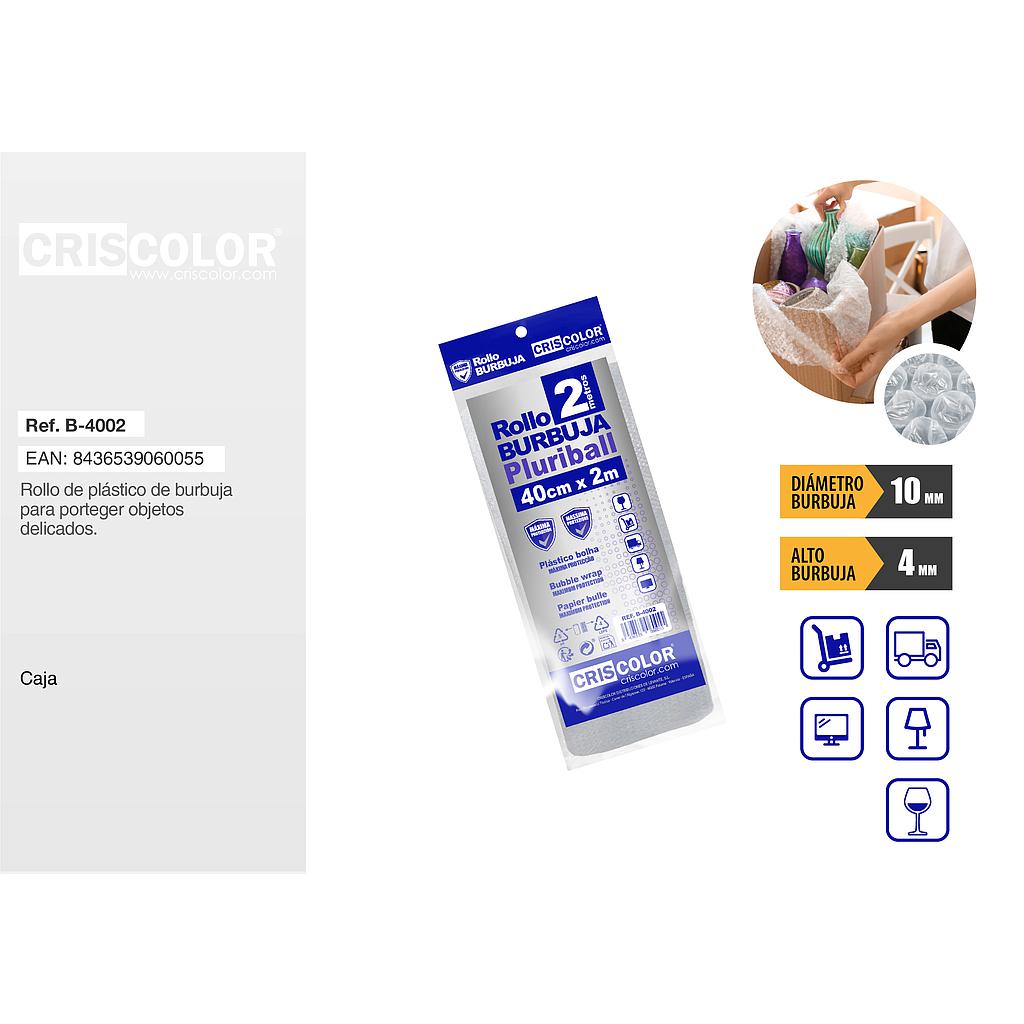 BURBUJA TIENDAS 40CMX2M (Precio Unitario)