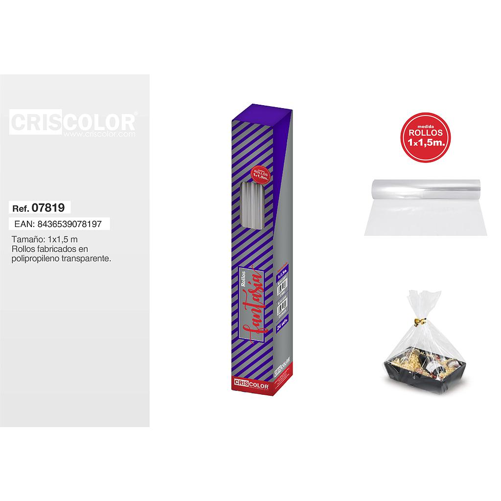 ROLLO POLIPROPILENO 100X150CM CRISTAL  (Precio Unitario)