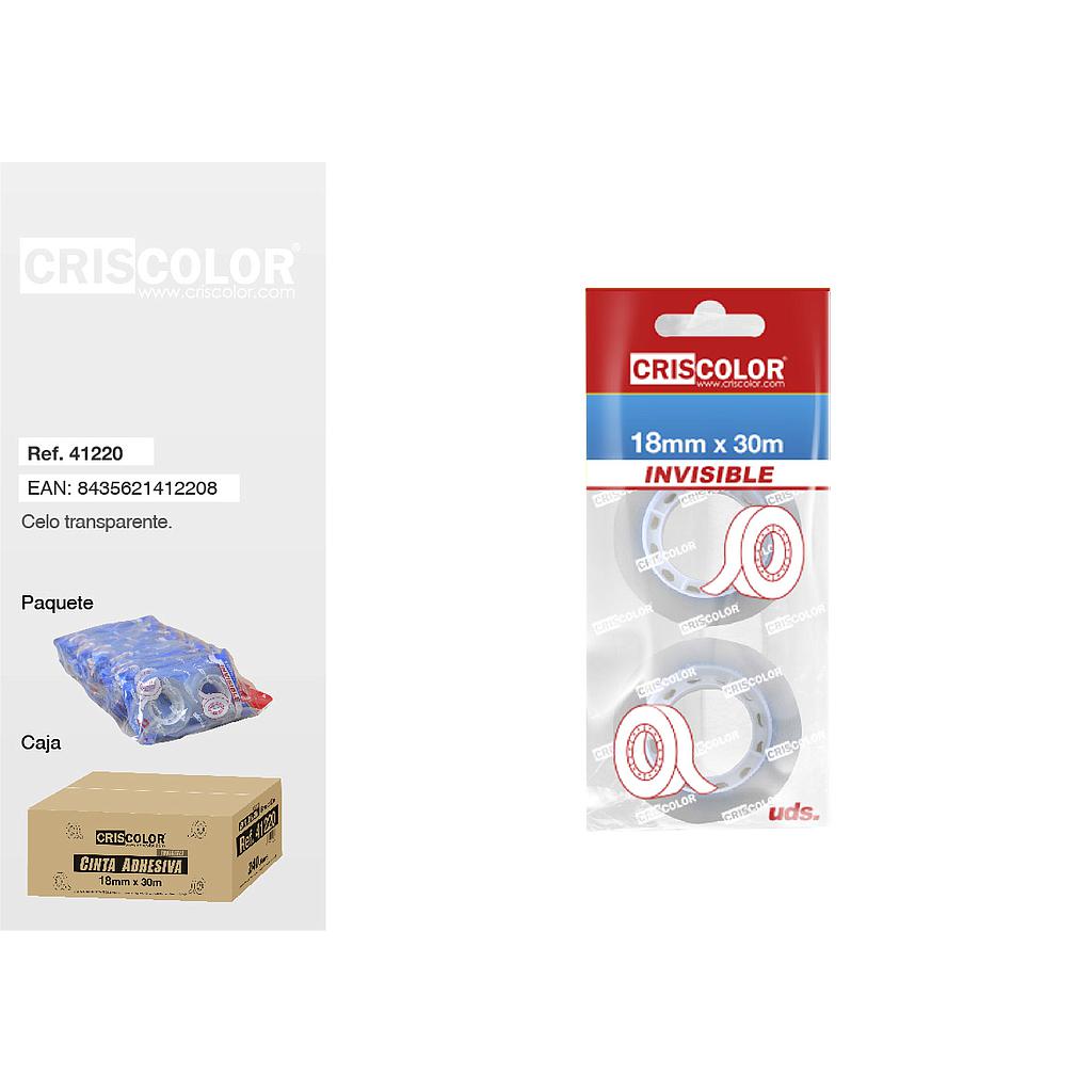 CELO INVISIBLE 18MMX30M  PACK 2UDS.