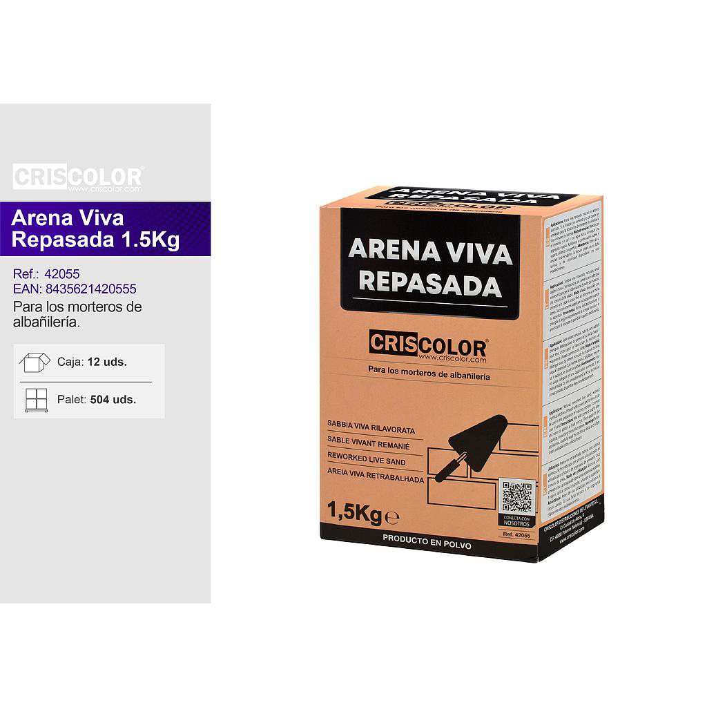 ECOBRICO ARENA VIVA REPASADA 1.5KG