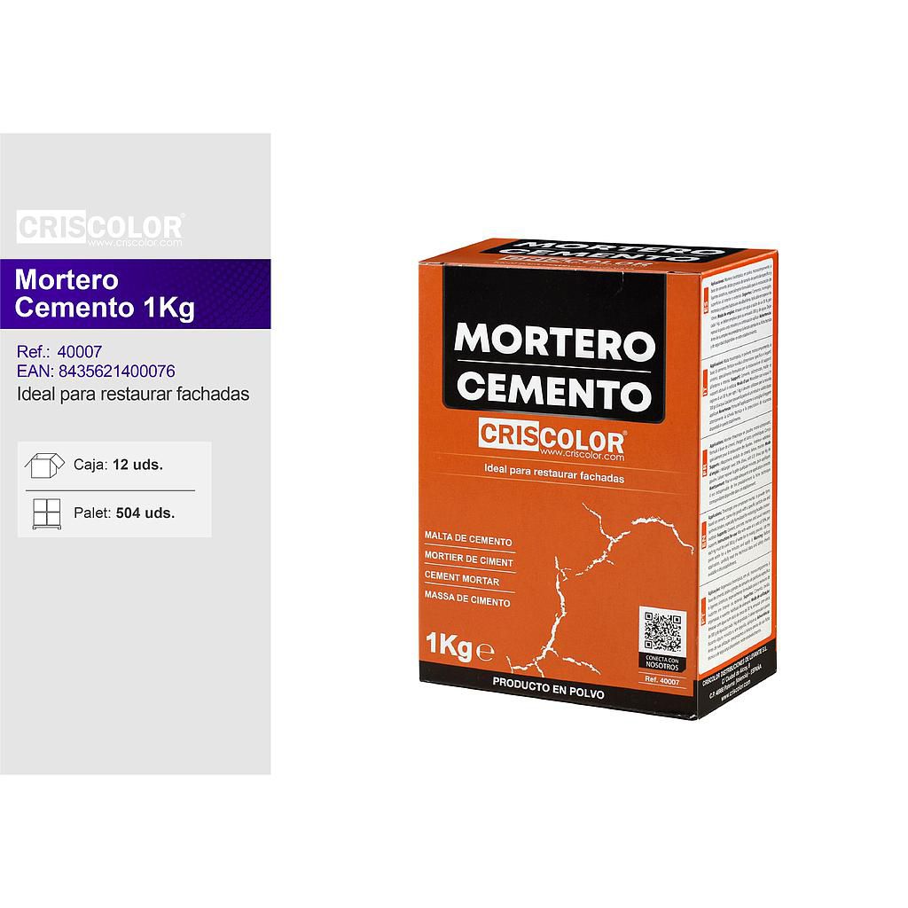 ECOBRICO MORTERO DE CEMENTO 1KG