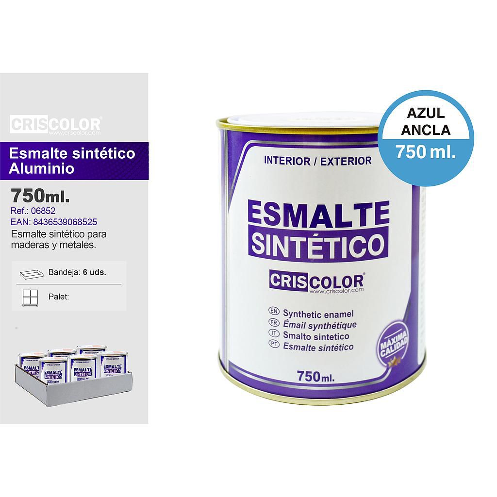 ESMALTE SINTETICO AZUL ANCLA 750ML