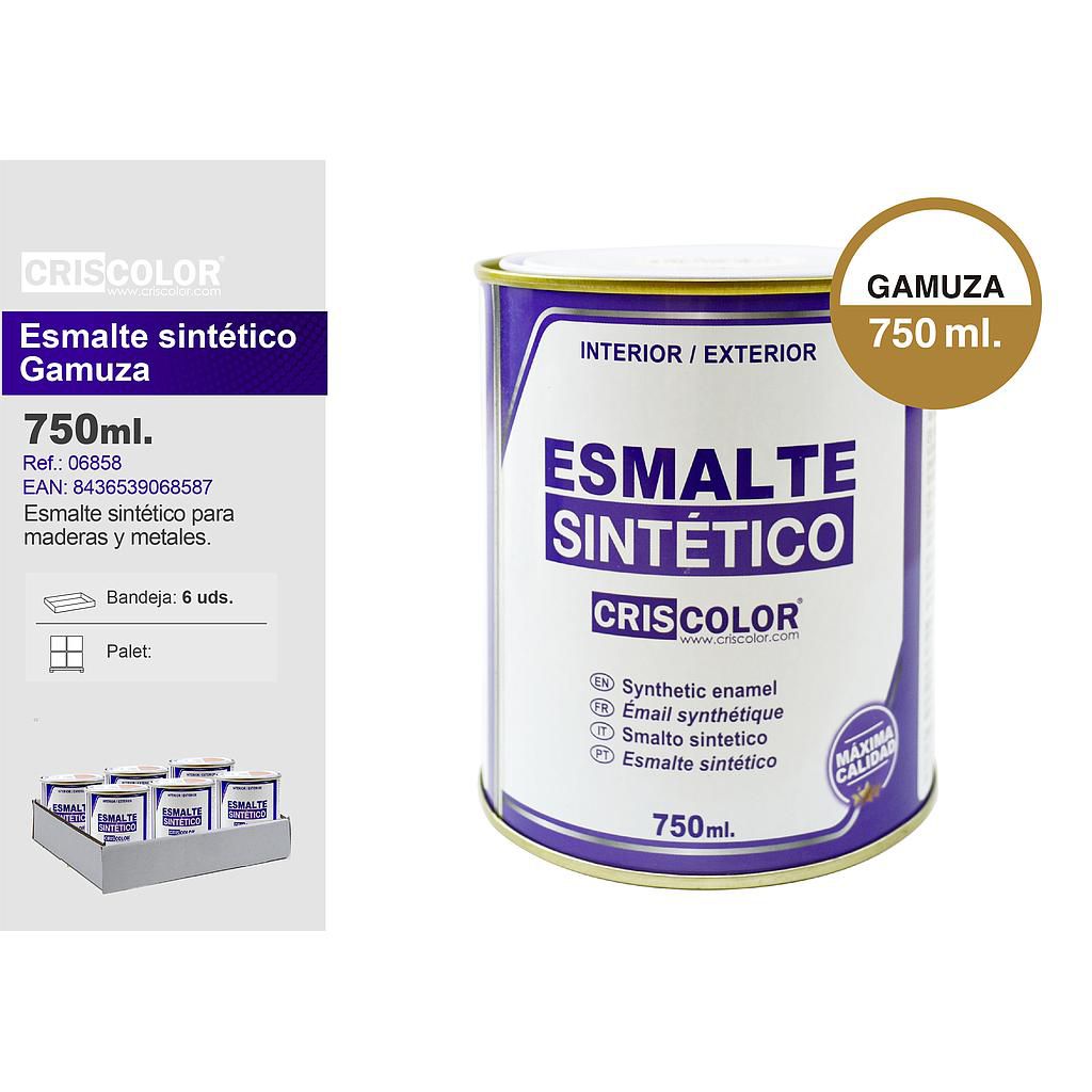 ESMALTE SINTETICO GAMUZA 750ML