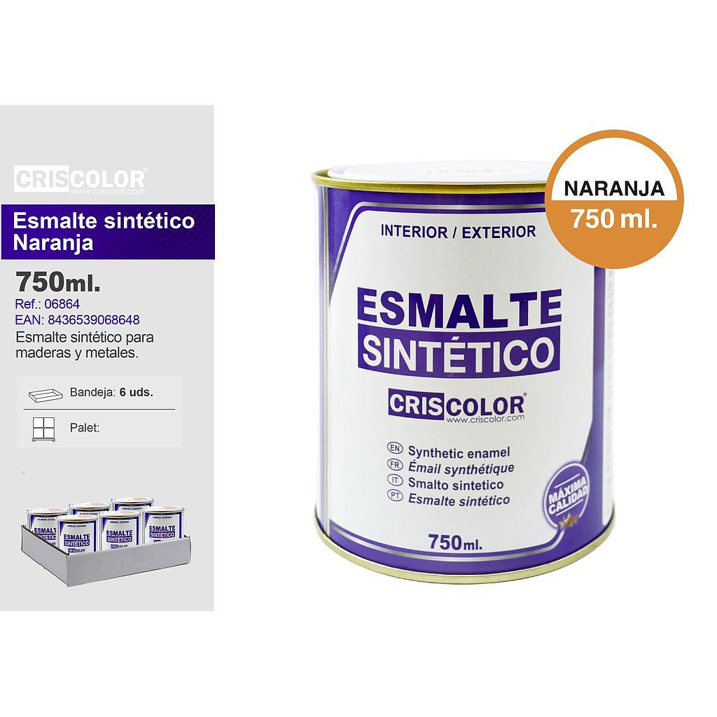 ESMALTE SINTETICO NARANJA 750ML