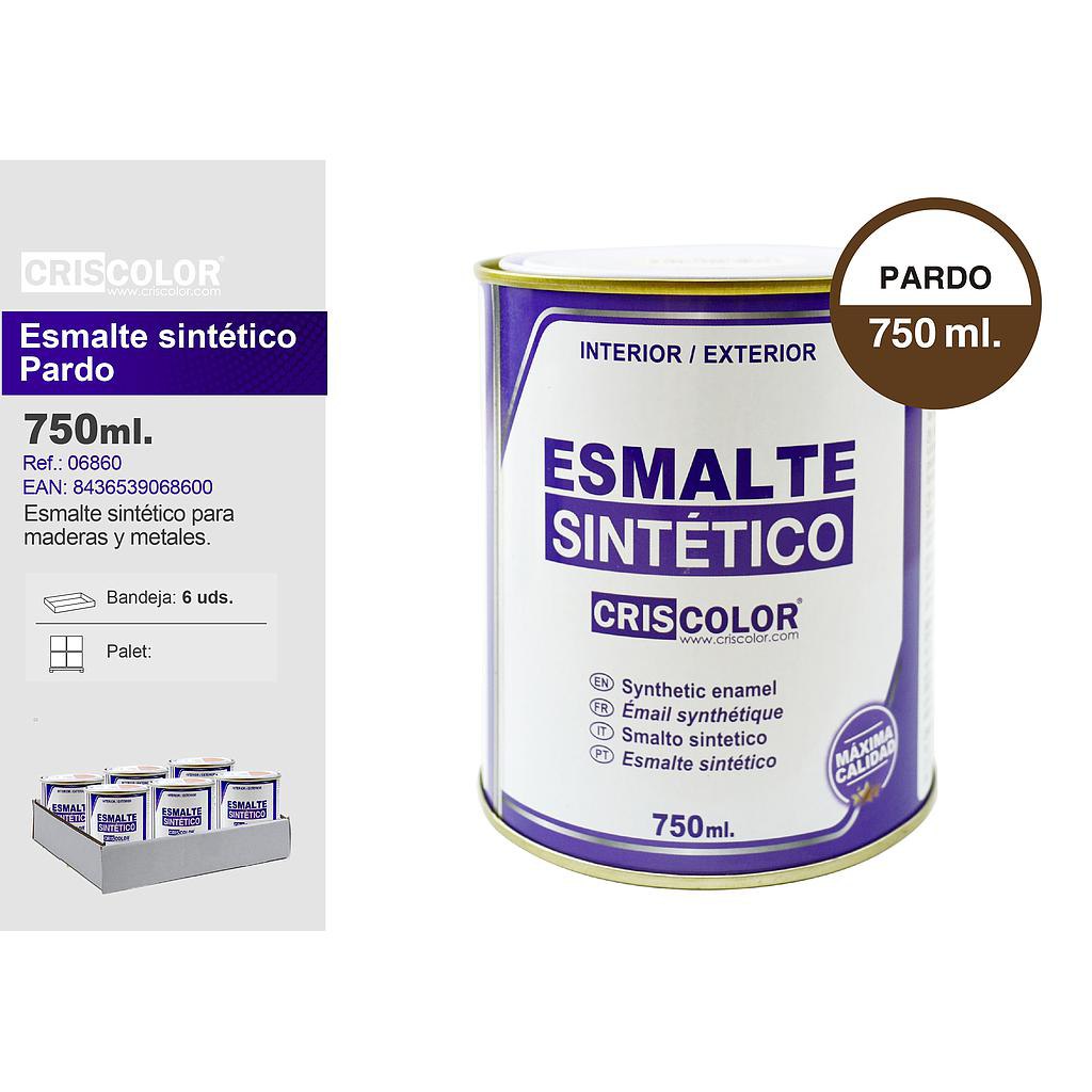 ESMALTE SINTETICO PARDO 750ML