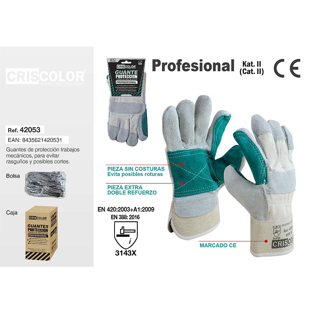 GUANTE TRABAJO PROFESIONAL (Pack 12Und).