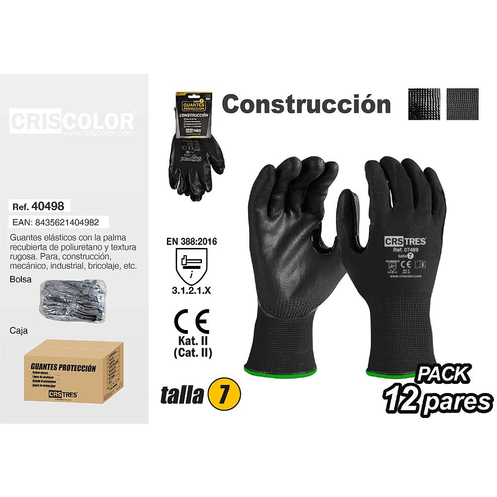 GUANTES PROTECCION CONSTRUCCION TALLA 7