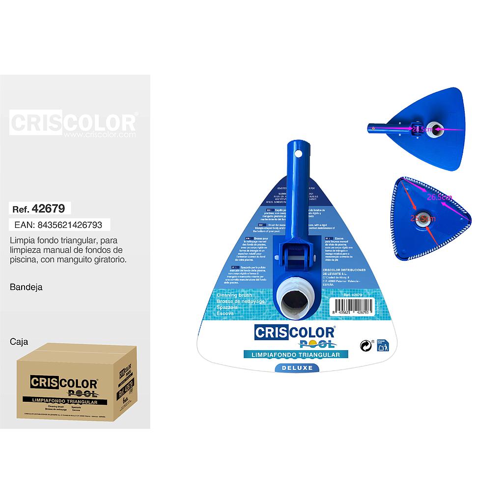 LIMPIAFONDOS PISCINA TRIANGULAR
