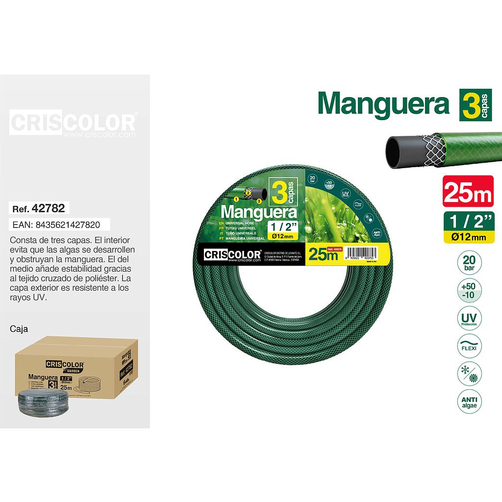 MANGUERA 25M 1/2"