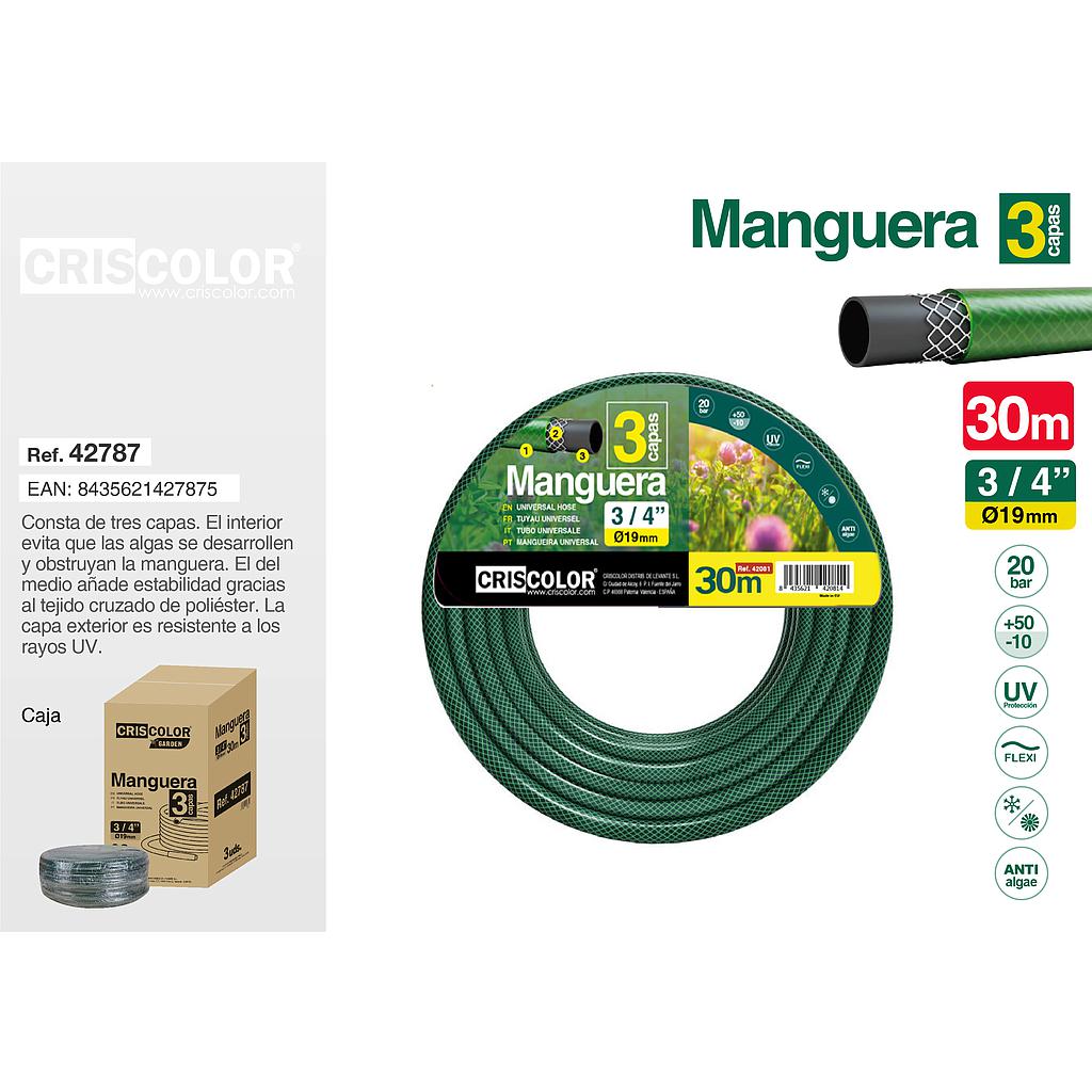 MANGUERA 30M 3/4"