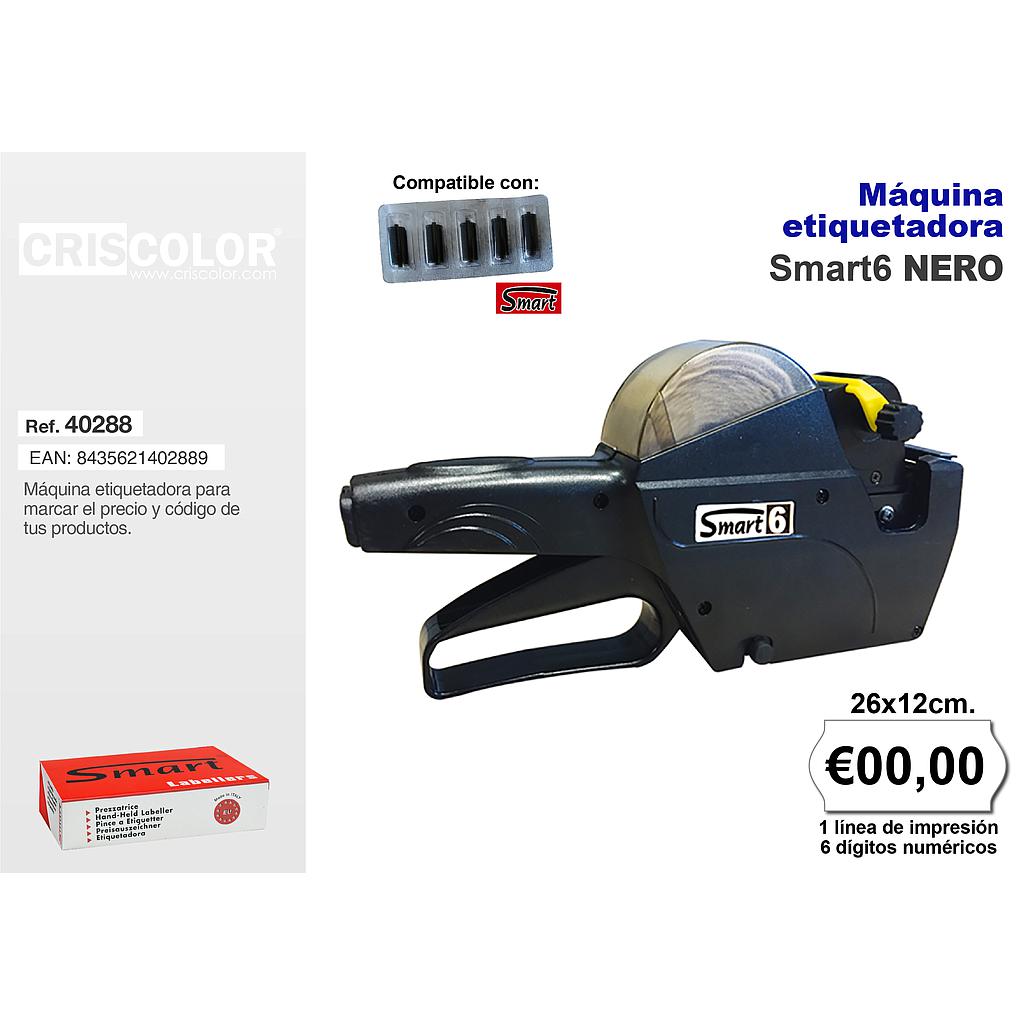 MAQUINA ETIQUETADORA SMART6 NERO