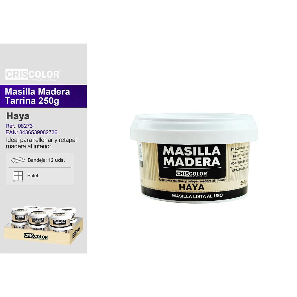 MASILLA MADERA HAYA 250G (Caja de 12Und).