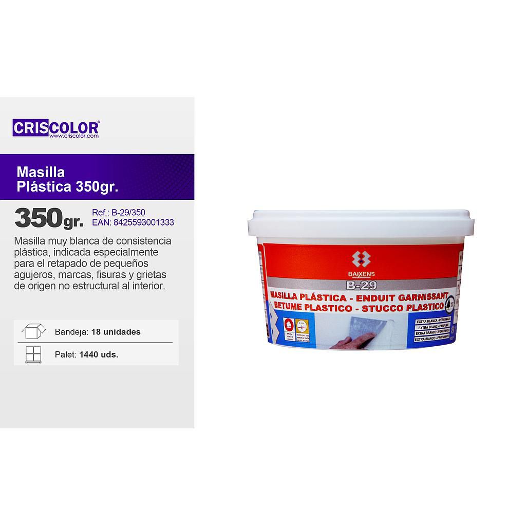 MASILLA PLASTICA 350G (Caja de 18Und).