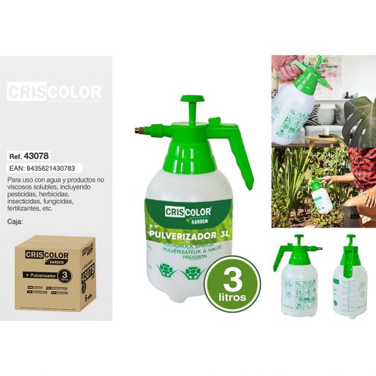 PULVERIZADOR BLANCO 3L 