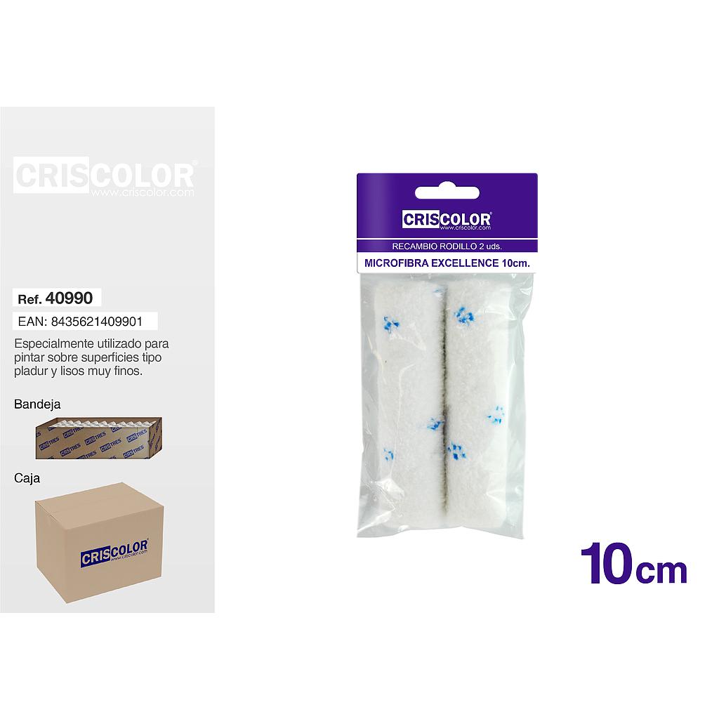 RECAMBIO MICROFIBRA EXCELLENCE 10CM 2UDS