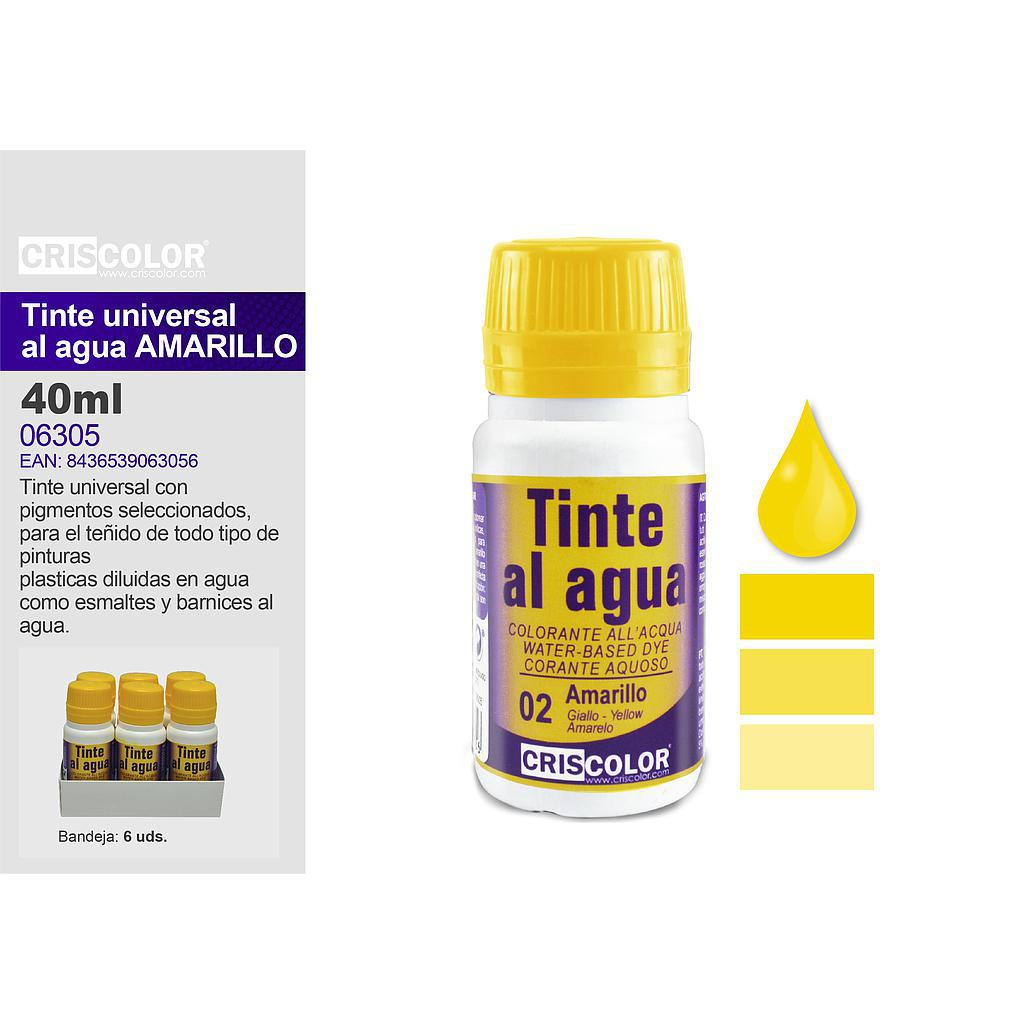 TINTE UNIVERSAL AMARILLO 40ML