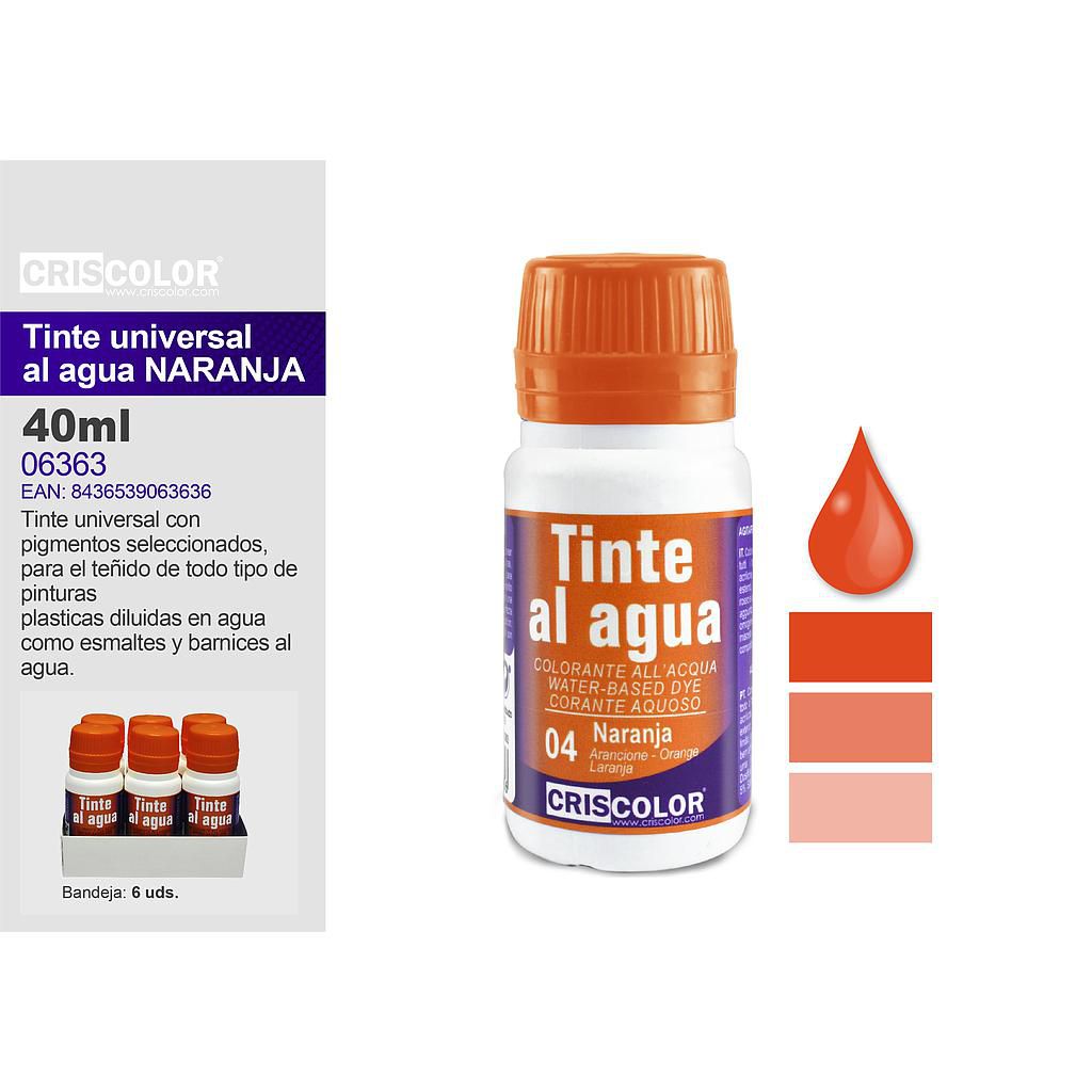 TINTE UNIVERSAL NARANJA 40ML