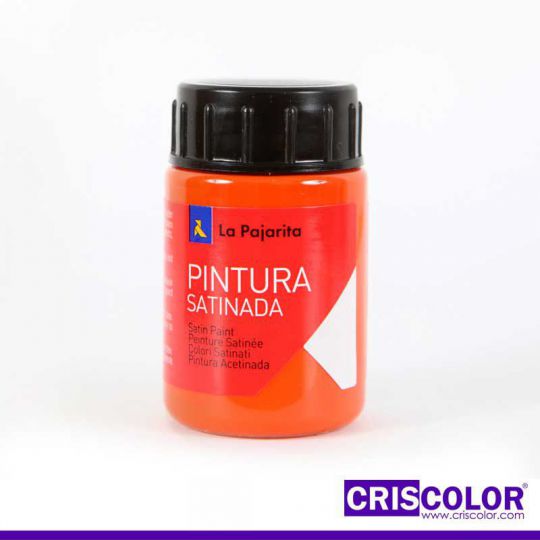 PINTURA SATINADA LA PAJARITA NARANJA L-06 35ML (Precio Unitario)