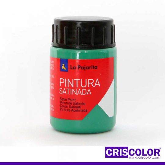 PINTURA SATINADA LA PAJARITA VERDE VIVO L-17 35ML (Precio Unitario)