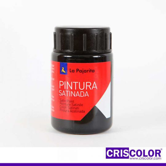 PINTURA SATINADA LA PAJARITA NEGRA L-22 35ML (Precio Unitario)