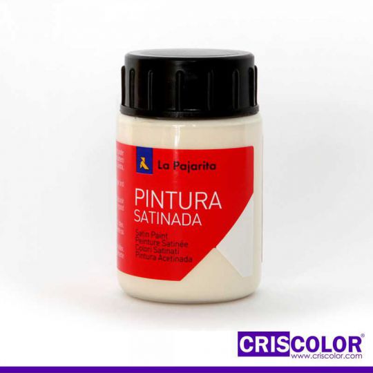 PINTURA SATINADA LA PAJARITA MARFIL L-25 35ML (Precio Unitario)