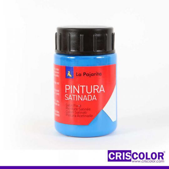 PINTURA SATINADA LA PAJARITA CYAN L-26 35ML (Precio Unitario)