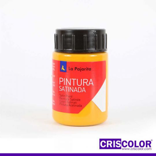 PINTURA SATINADA LA PAJARITA AMARILLO MEDIO L-27 35ML (Precio Unitario)