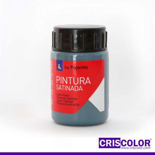 PINTURA SATINADA LA PAJARITA AZUL METAL L-34 35ML (Precio Unitario)