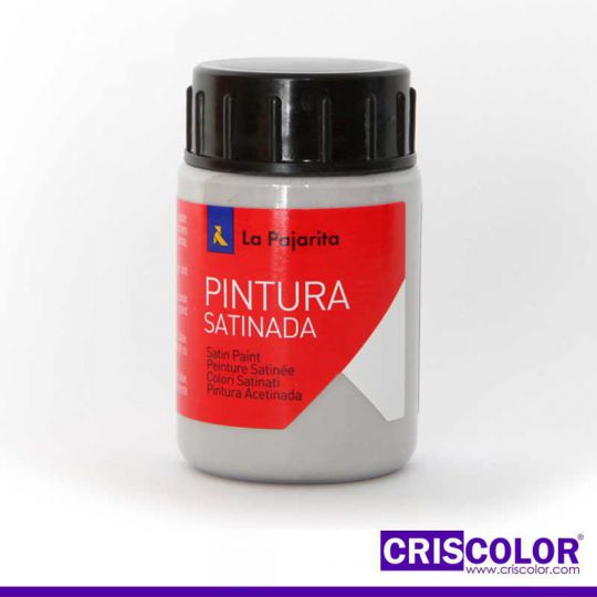 PINTURA SATINADA LA PAJARITA GRIS L-40 35ML (Precio Unitario)