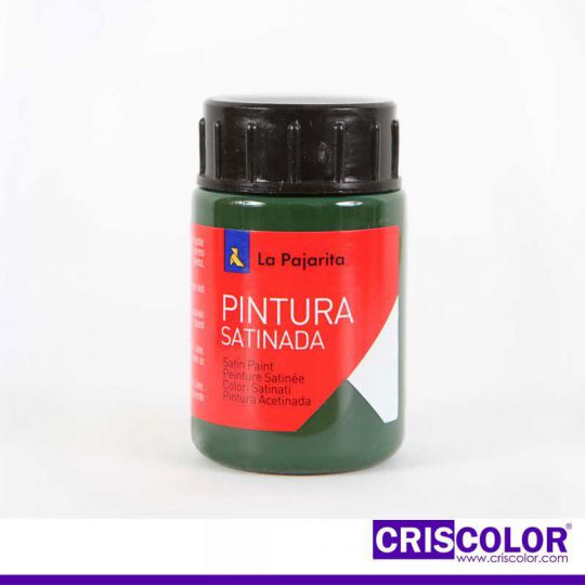 PINTURA SATINADA LA PAJARITA VERDE PINO L-41 35ML (Precio Unitario)