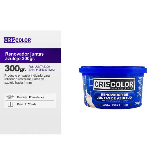 RENOVADOR JUNTAS AZULEJO 300G (Caja de 12Und).