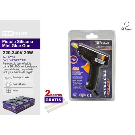 PISTOLA SILICONA MINI GLUE GUN Nº RII-AEE: 8813