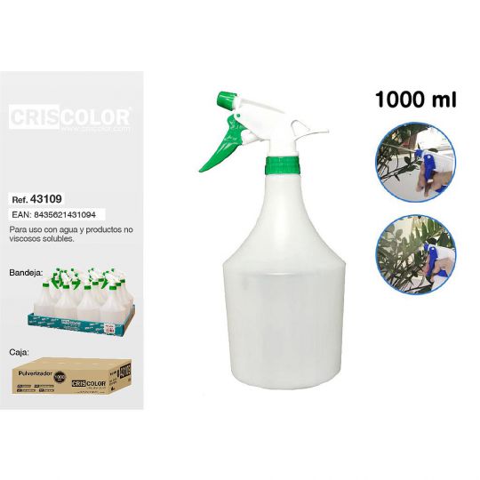 PULVERIZADOR BLANCO 1000ML (Precio Unitario)