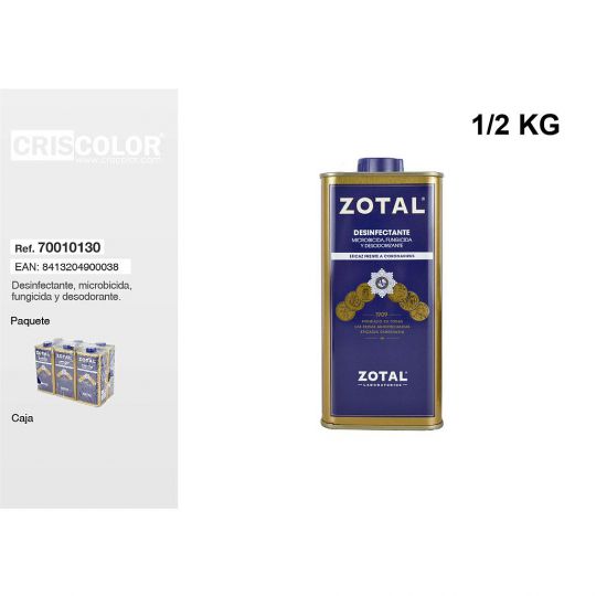 ZOTAL XXI DESINFECTANTE 1/2KG (Precio Unitario)