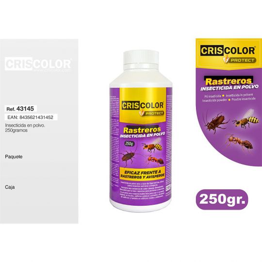 RASTREROS INSECTICIDA EN POLVO 250 G