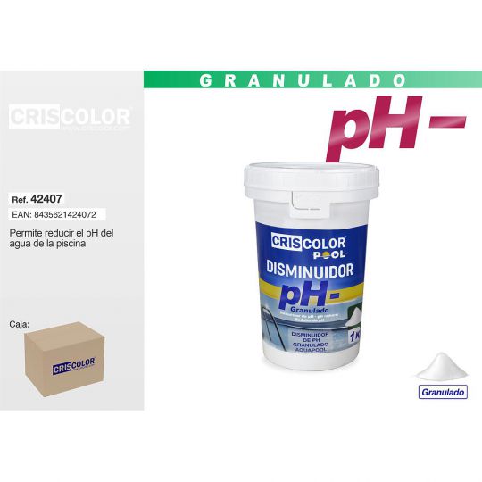 DISMINUIDOR PH GRANULADO 1KG