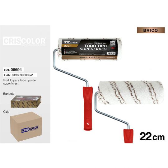 RODILLO TODO TIPO SUPERFICIES 22CM