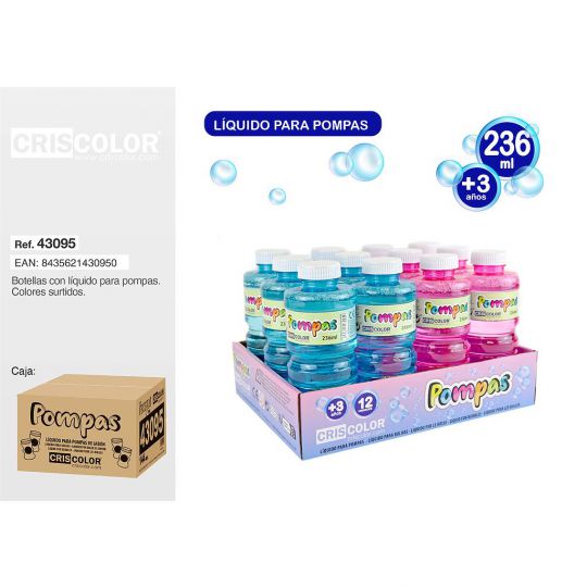 LIQUIDO PARA POMPAS BOTE 236ML (Precio Unitario)