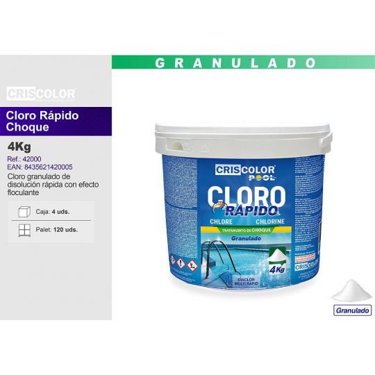 CLORO RAPIDO / CHOQUE GRANULADO 4KG