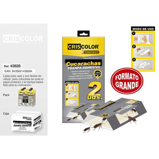 TRAMPA CUCARACHAS 2 UDS. GRANDE