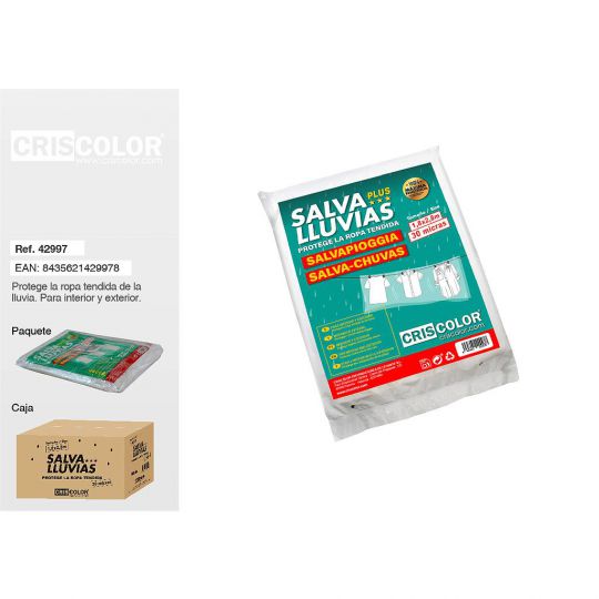 SALVALLUVIAS 1.8X2.8M 30MICRAS