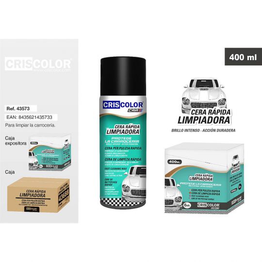 CERA RAPIDA LIMPIADORA 400ML