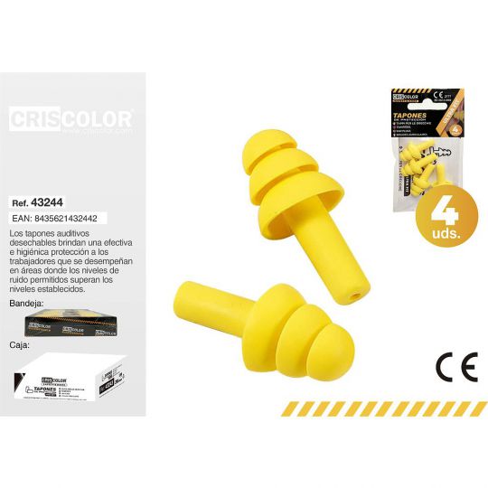 TAPONES ULTRA FIT PACK 4UDS.