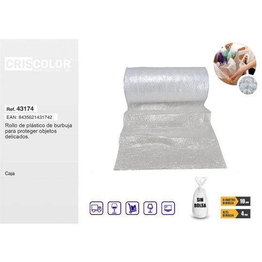 BURBUJA 50CMX40M SIN BOLSA (Precio Unitario)