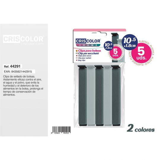 CLIPS BOLSAS GRANDES (PINZA CIERRE GR.)