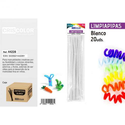 LIMPIAPIPAS BLANCO 20UDS