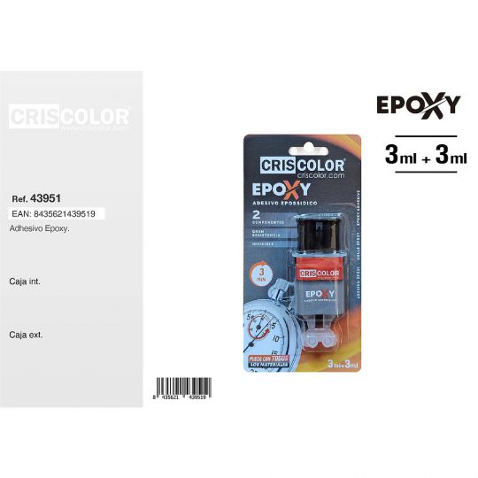 EPOXY GLUE 2 COMPONENTES 3G+3G