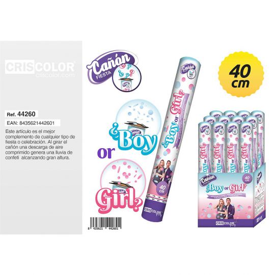 CAÑON FIESTA BOY OR GIRL 40CM